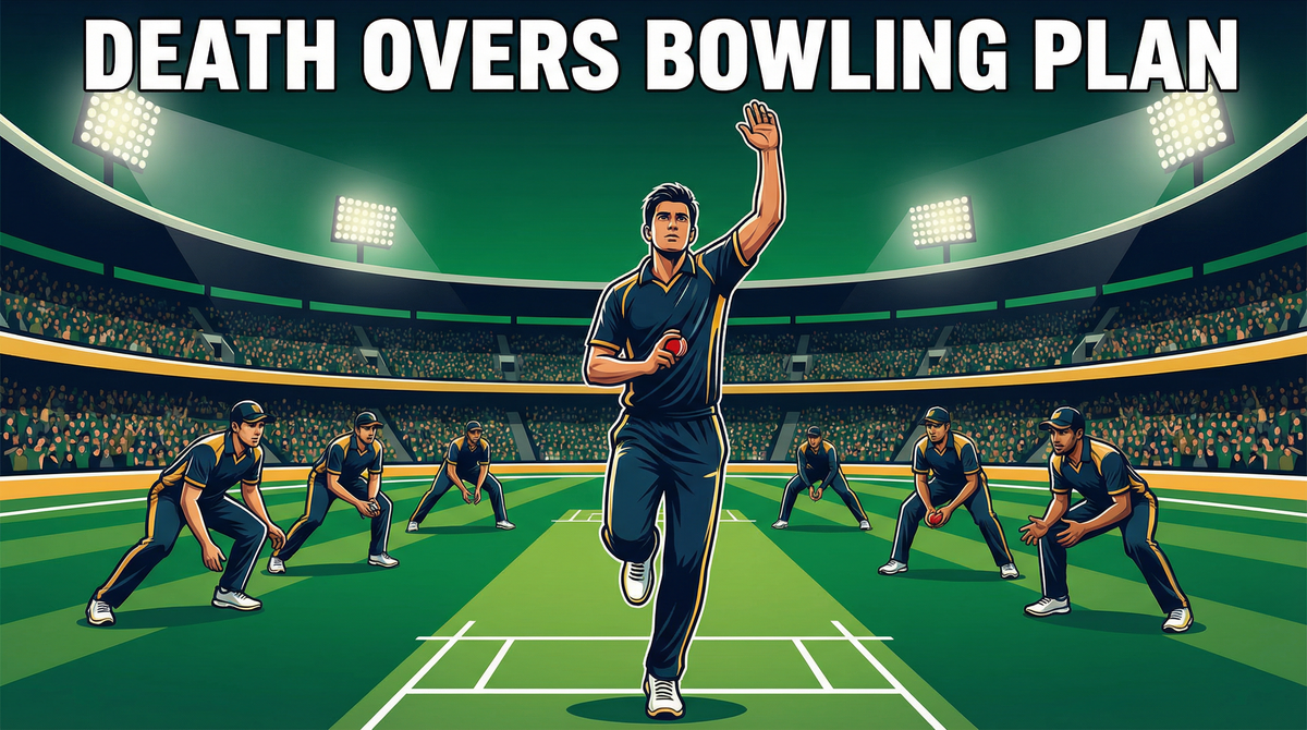Death Overs Bowling Plan: Yorkers, Slower Balls & Defensive Field Craft