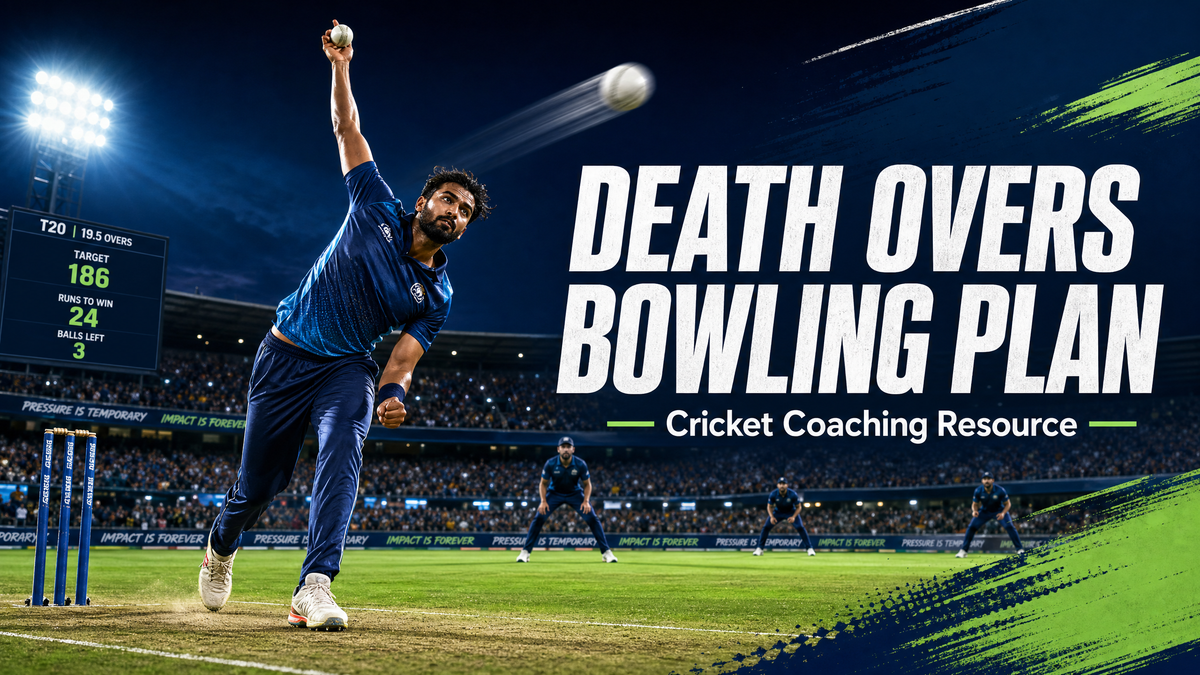 Mastering the Death Overs: A Tactical Bowling & Fielding Plan