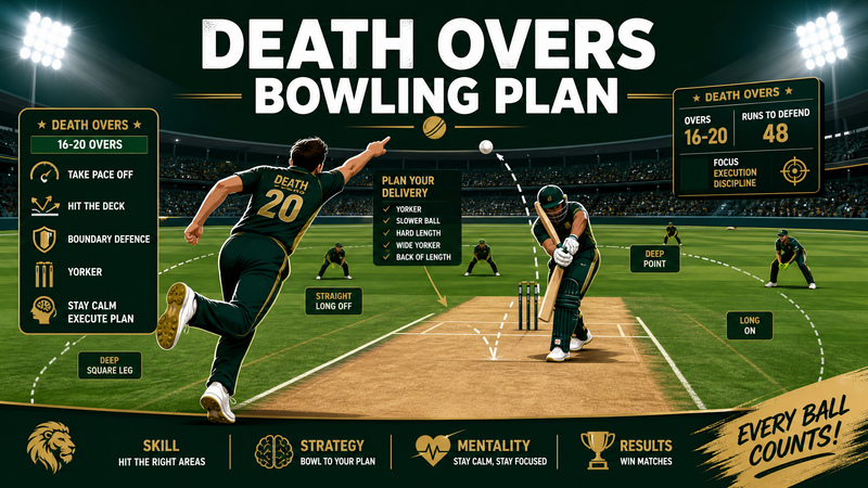 Mastering the Death Overs: A Tactical Bowling Plan