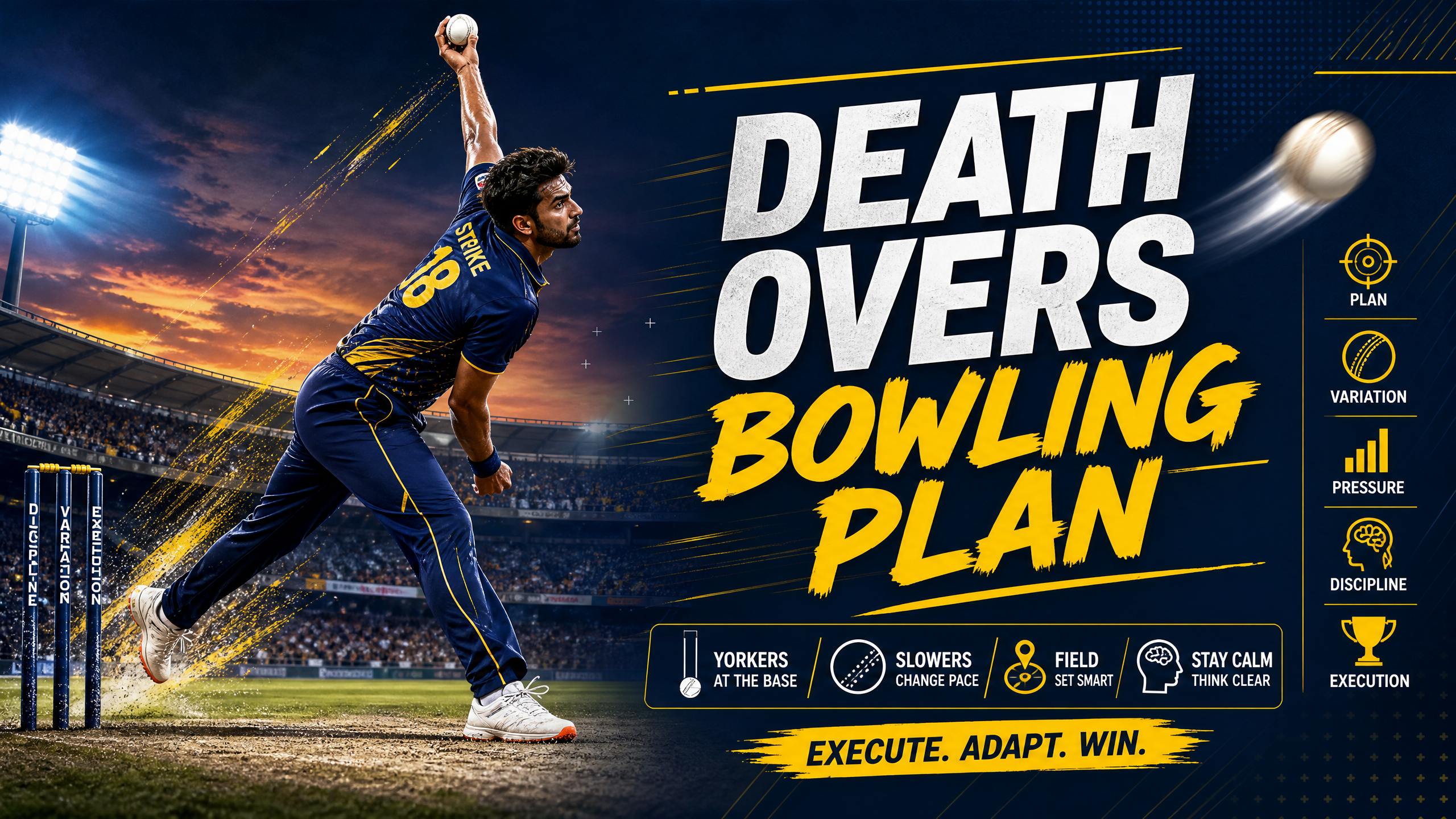 Mastering the Death Overs: The Yorker-Focused Bowling Plan