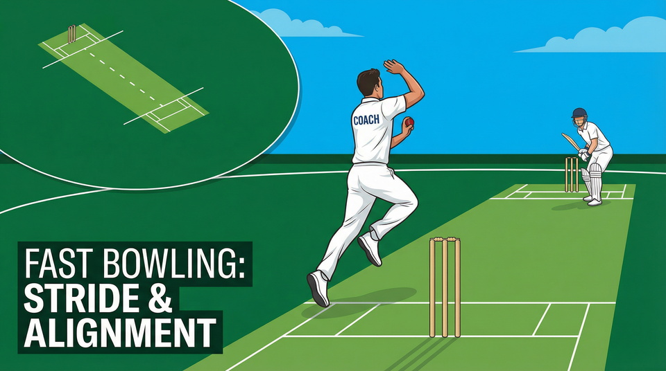 Fast Bowling: The 20-Meter Alignment Channel Drill