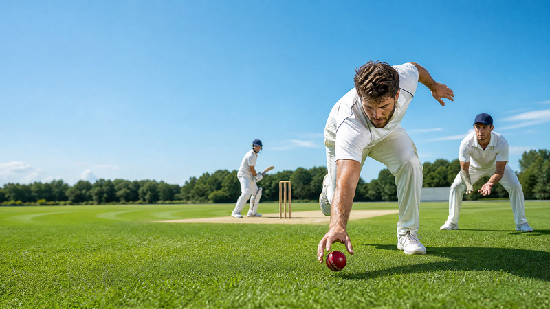 Cricket Ground Fielding and One-Touch Pick-up Drill