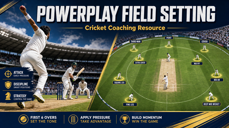 Mastering the Powerplay: Attacking Field Settings to Dominate the First 6 Overs