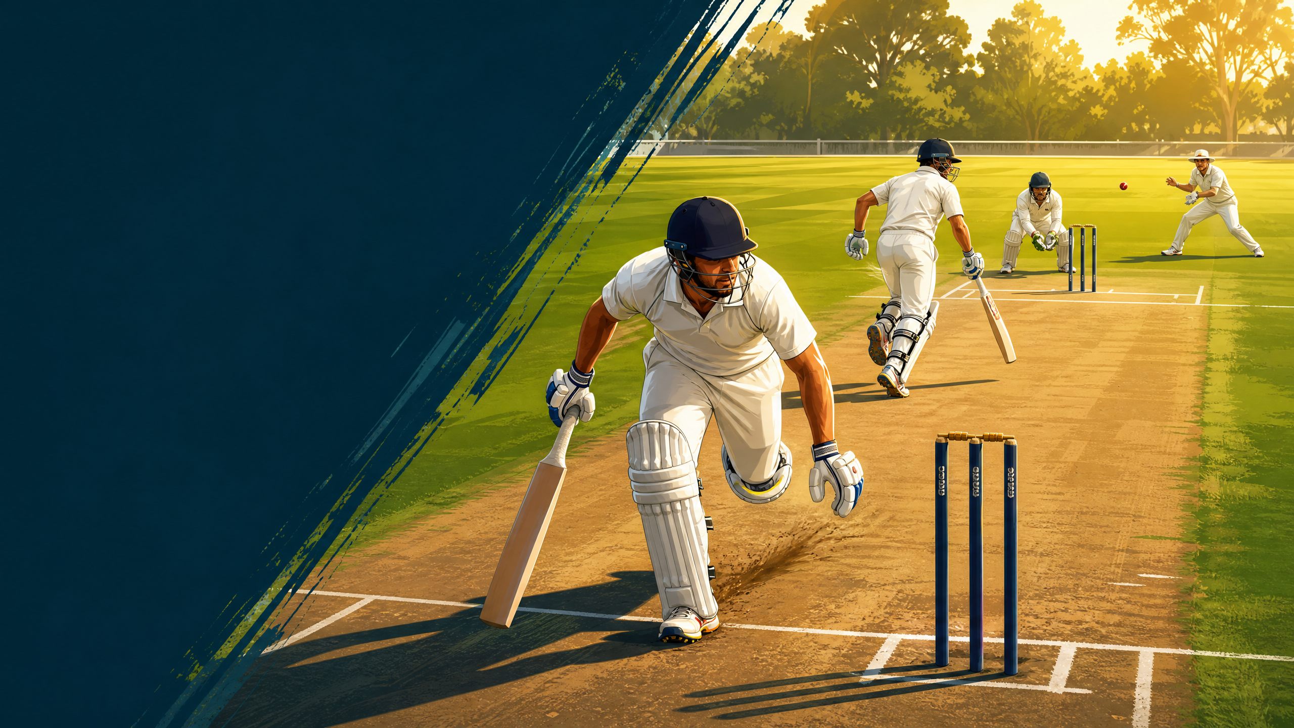 Running Between the Wickets: Call, Commit and Turn Drill