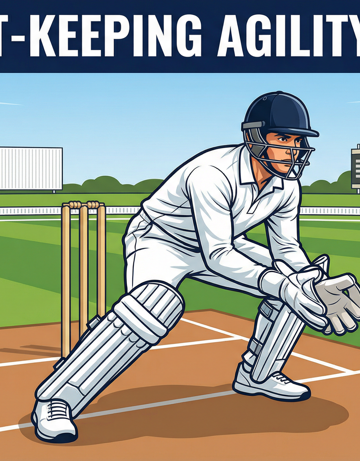 Wicket-Keeping Agility Drill: The Lateral Shuffle & Multi-Zone Take