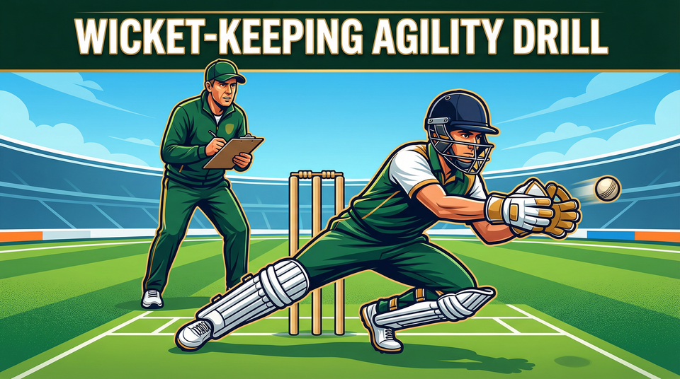 The Glove & Go: Wicket-Keeping Lateral Agility Drill