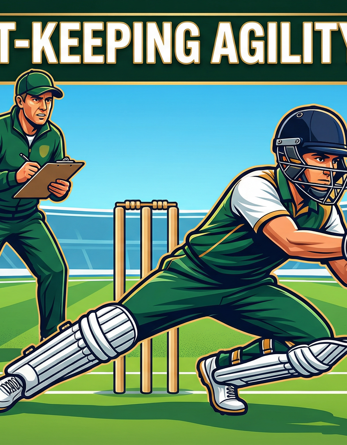 The Glove & Go: Wicket-Keeping Lateral Agility Drill