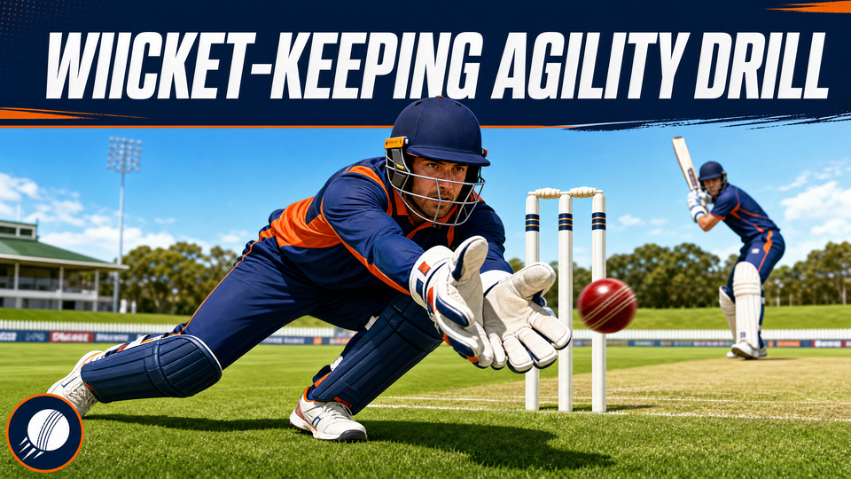 Elite Wicket-Keeping Lateral Agility & Reaction Drill