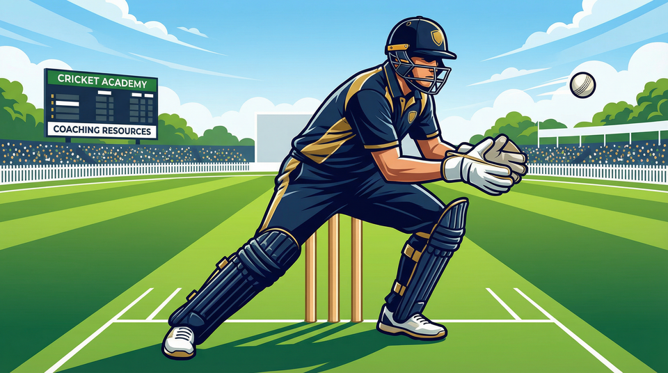 Diamond Agility: The Wicket-Keeper's Four-Cone Reaction Drill