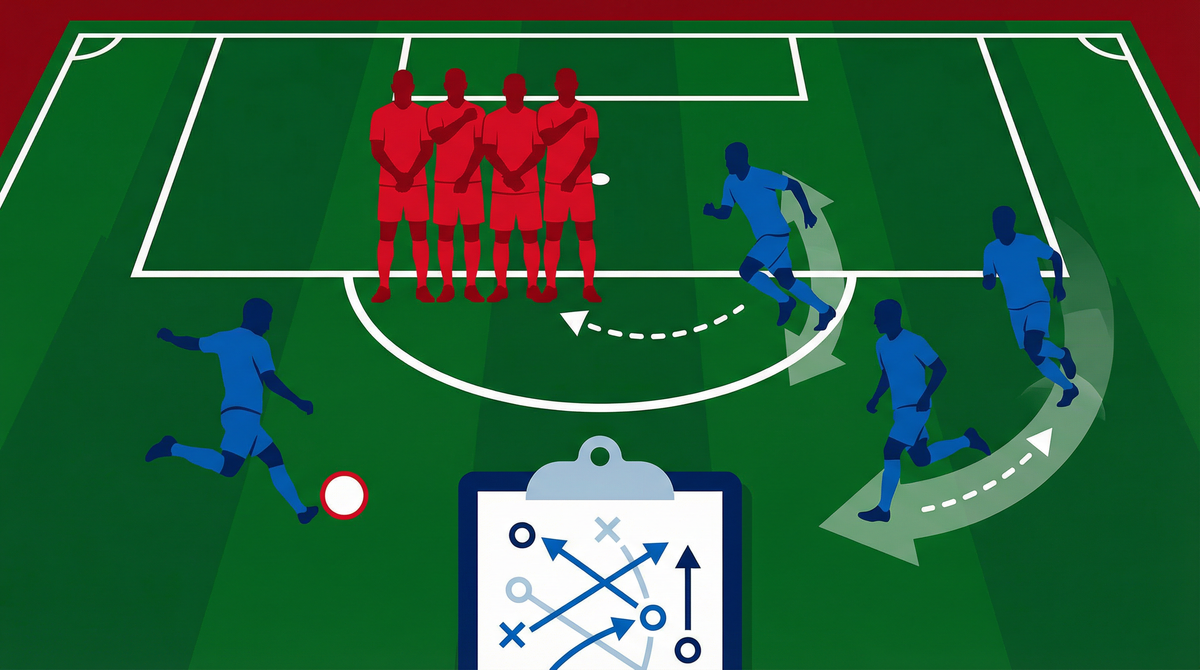 The 'Decoy & Strike' Direct Free Kick Variation