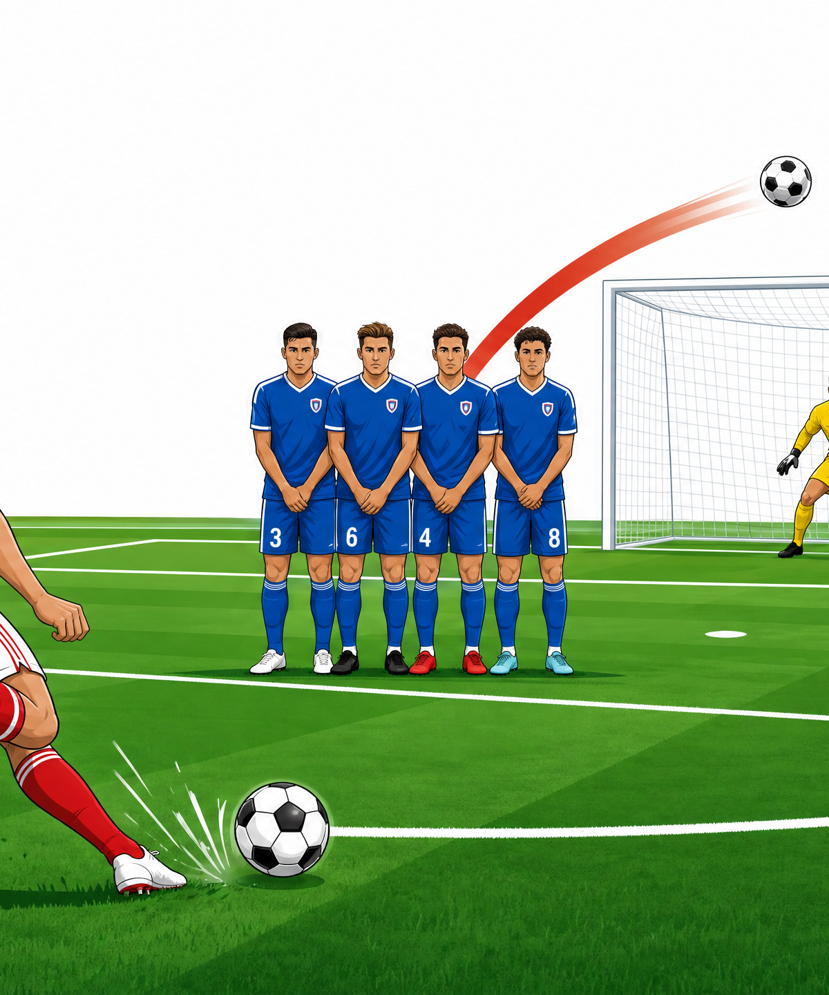 The Decoy Split: Direct Free Kick Routine
