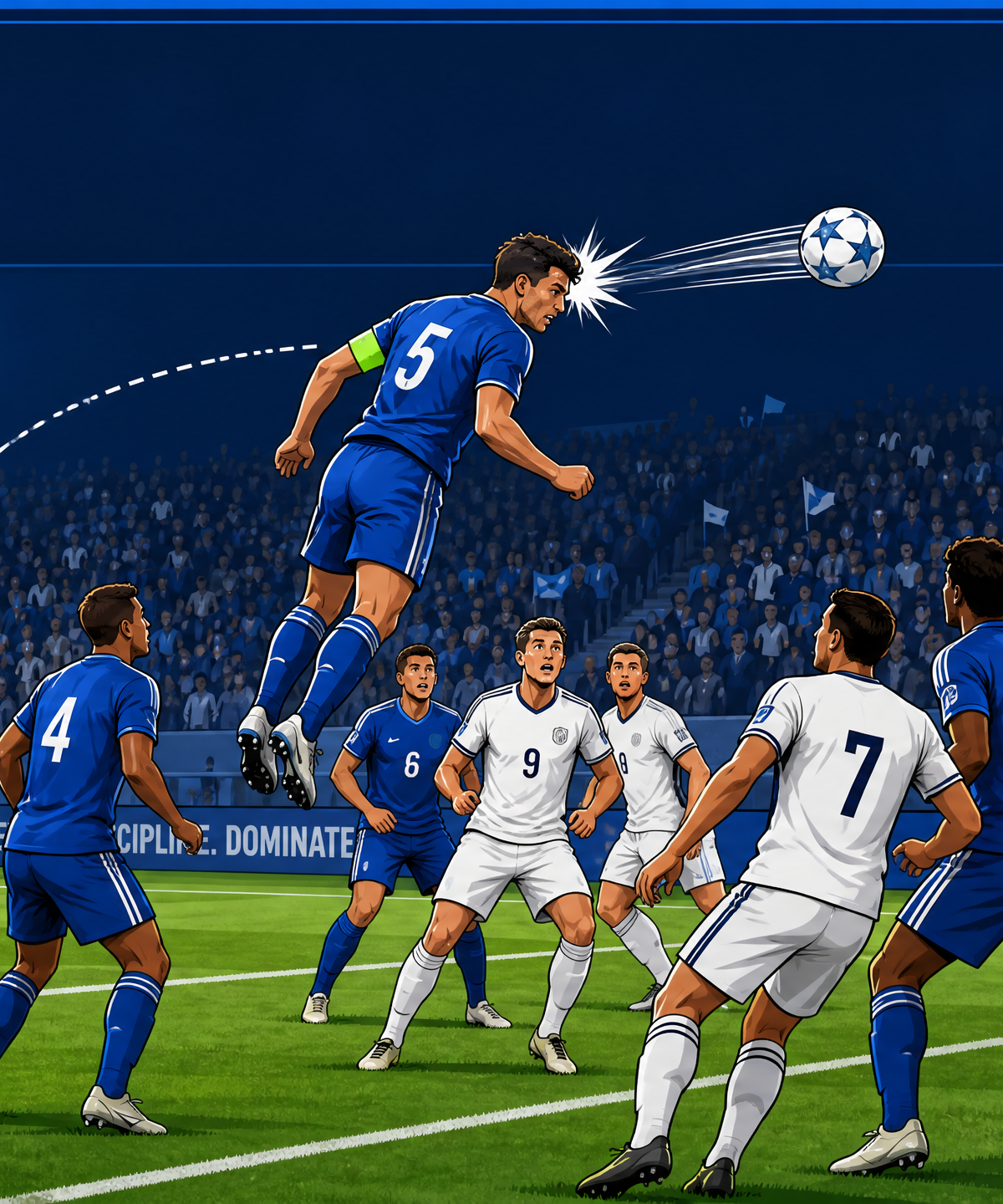 Defensive Heading and Clearing: Dominating the Aerial Battle