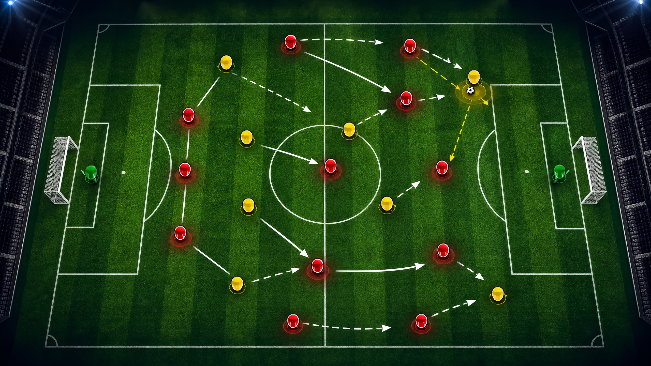 Defensive Shape Transition: Mid-Block to High Press