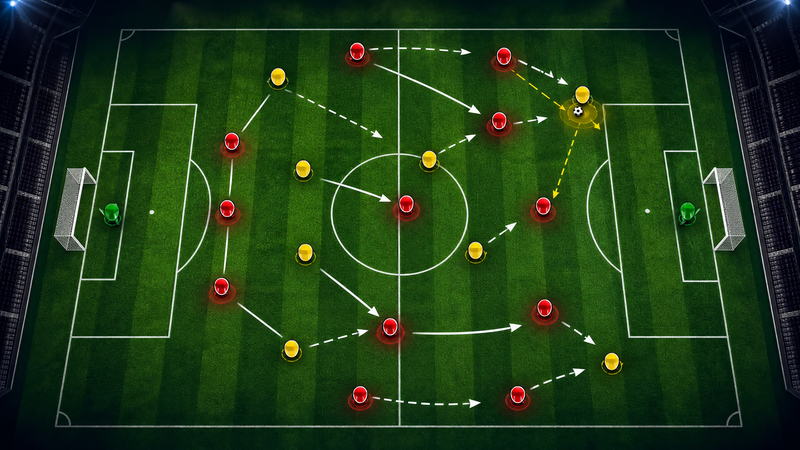 Defensive Shape Transition: Mid-Block to High Press