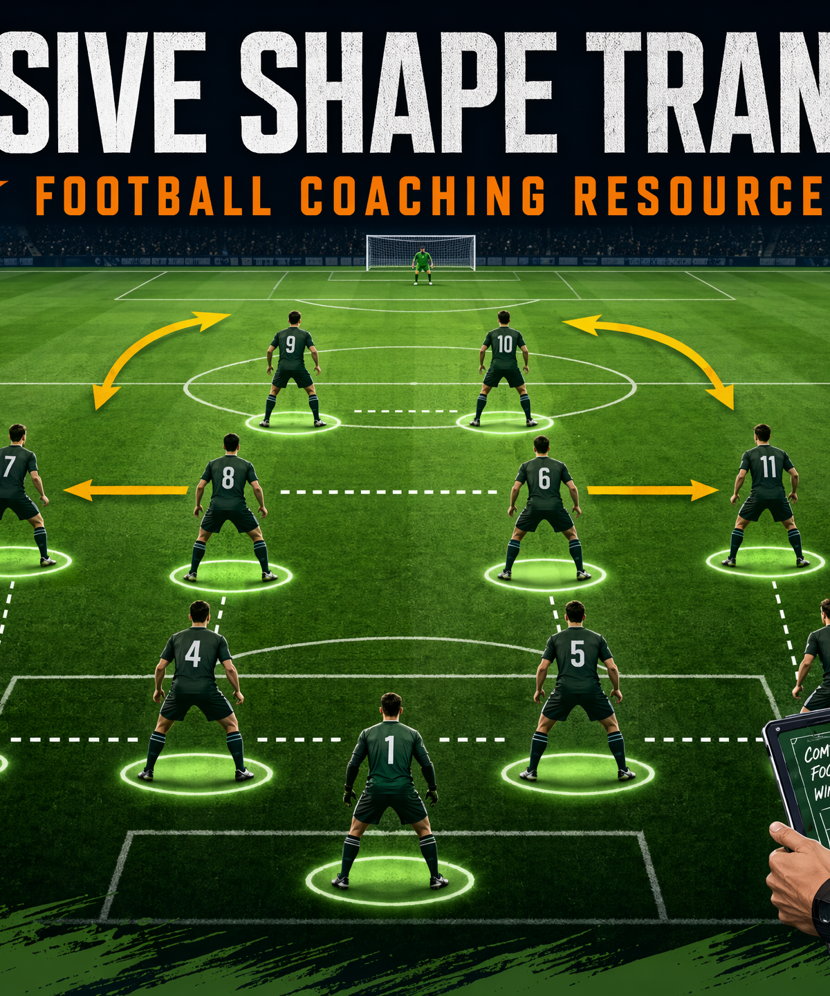 Mastering the Defensive Shape Transition When Pressed: A 4-4-2 Mid-Block Guide