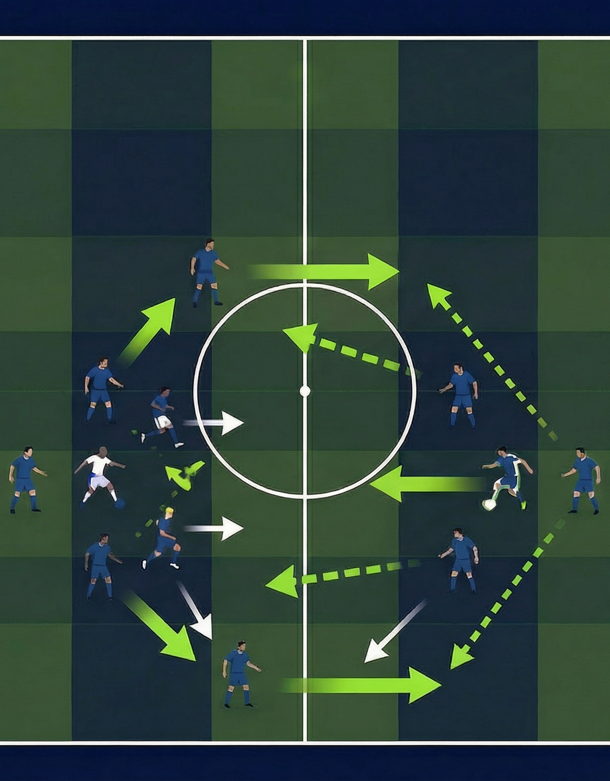 Defensive Shape Transition Under Press: Switching and Escaping