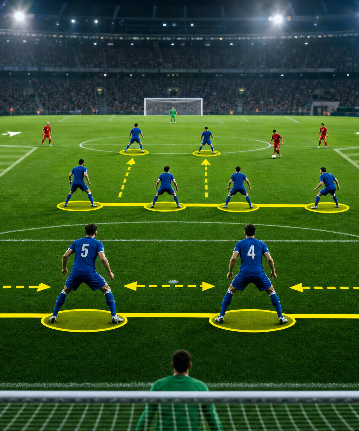 Defensive Shape Transition: Beating the High Press