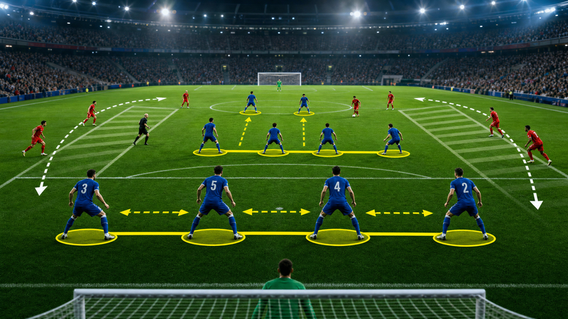 Defensive Shape Transition: Beating the High Press