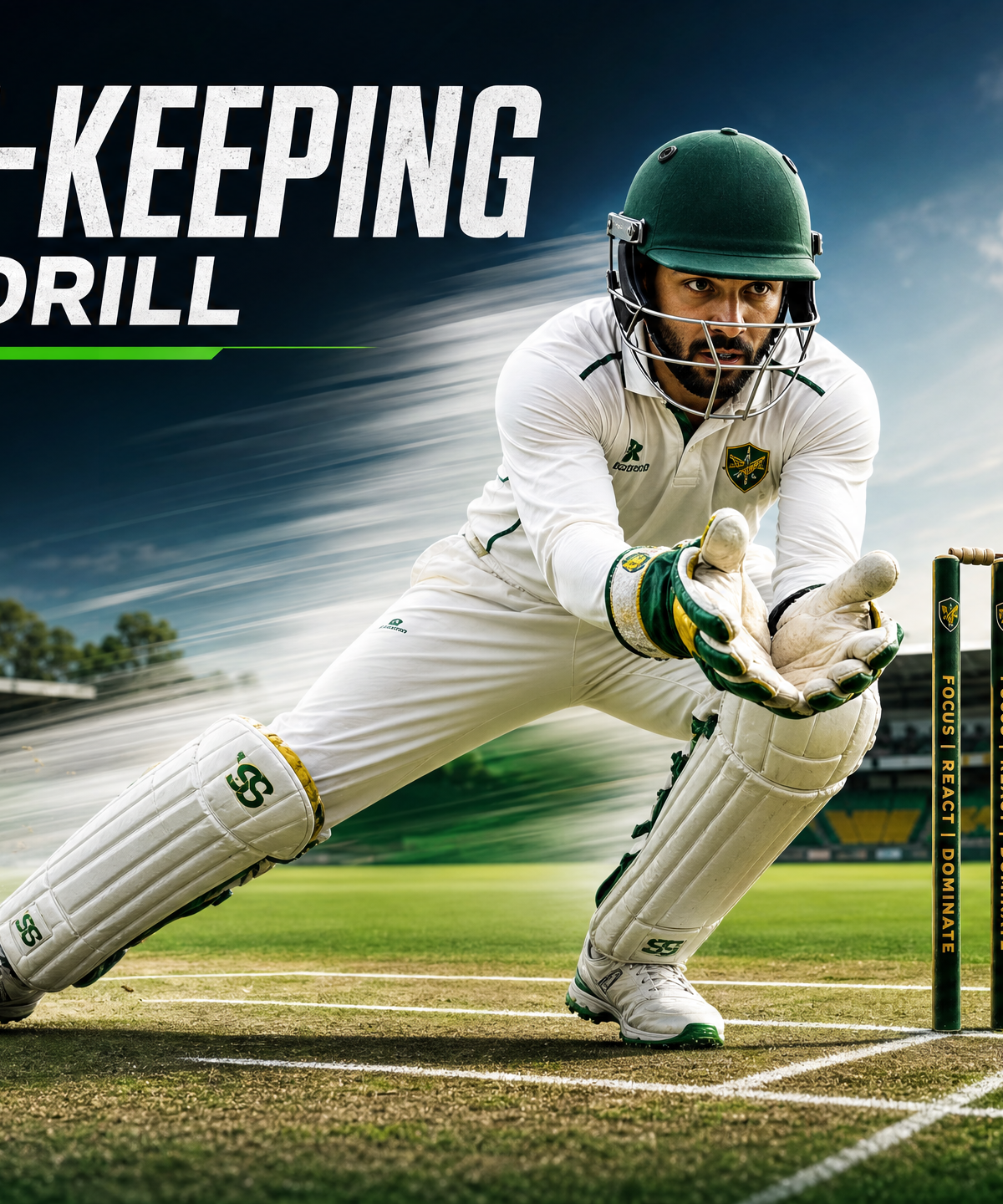 The Diamond Agility & Reaction Drill for Wicket-Keepers