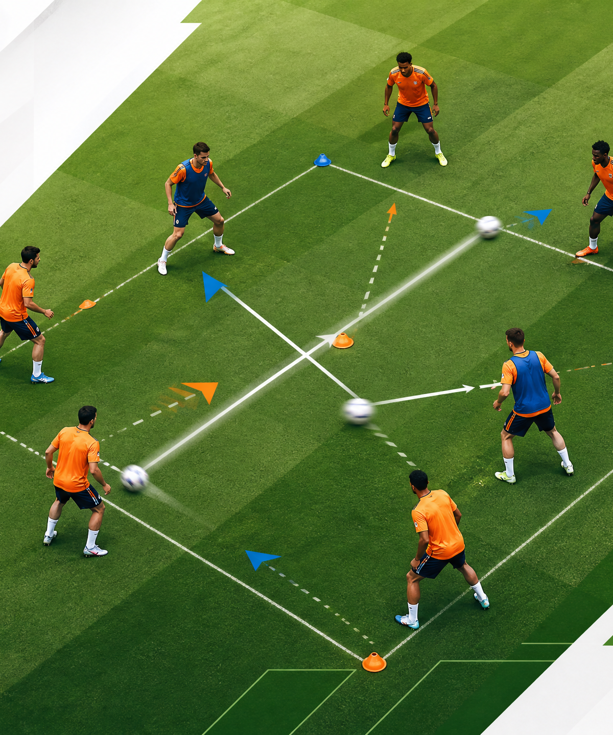The Diamond Third-Man Run: Elite One-Touch Passing Combinations