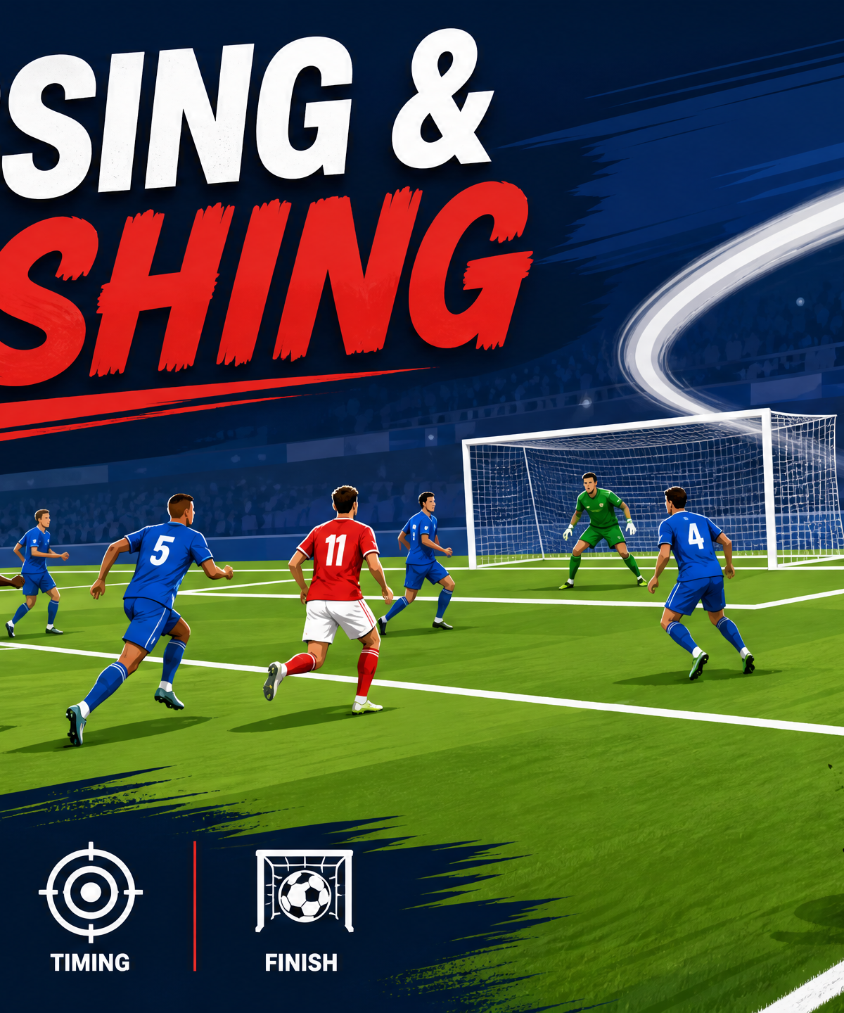 Dynamic Crossing & Finishing: Tri-Zone Attack Drill