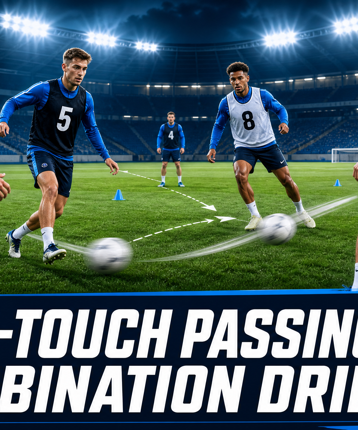 Dynamic Diamond: One-Touch Passing & Third-Man Runs