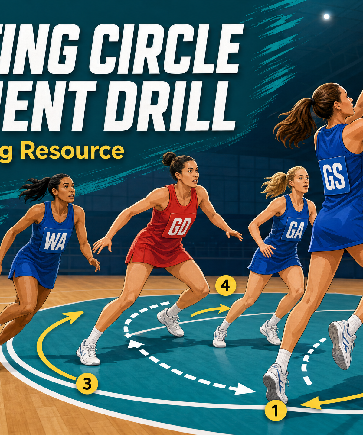 Dynamic Shooting Circle Rotation Drill