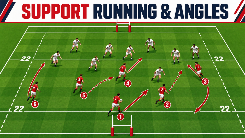 Dynamic Support Running & Angles: Breaking the Gain Line