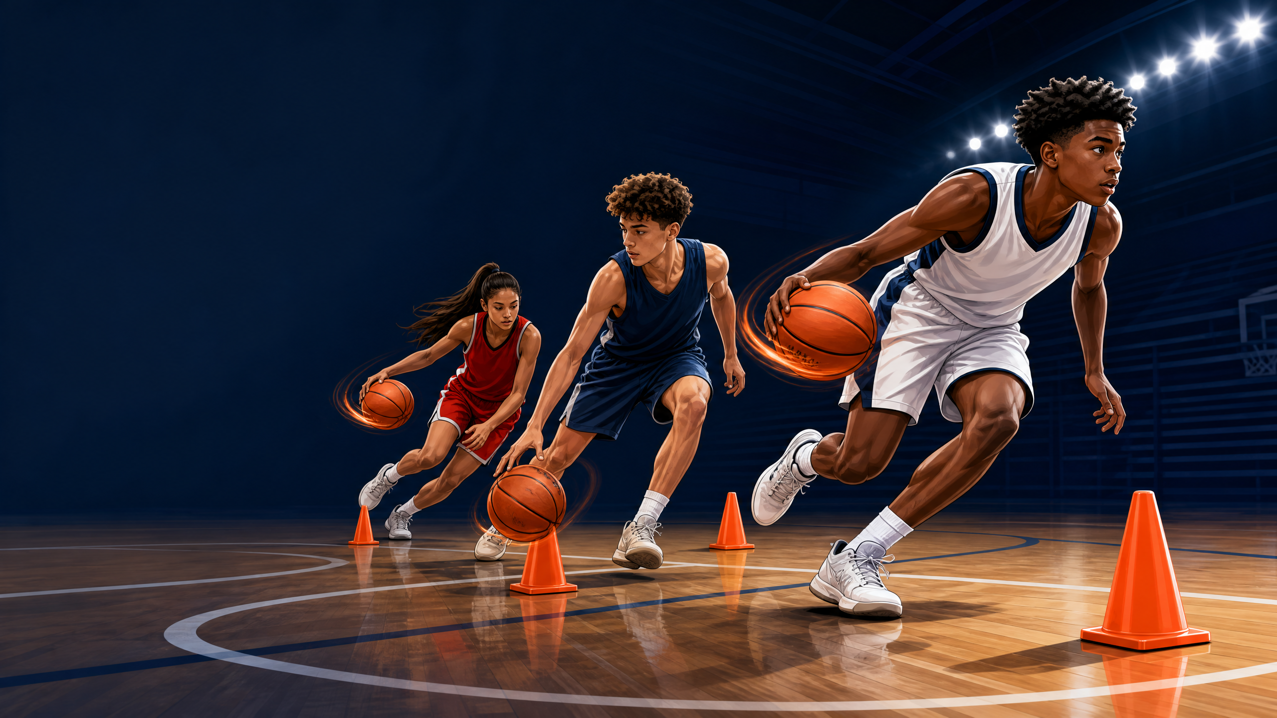 Elite Ball-Handling Circuit: Control, Pressure, and Transition Reads