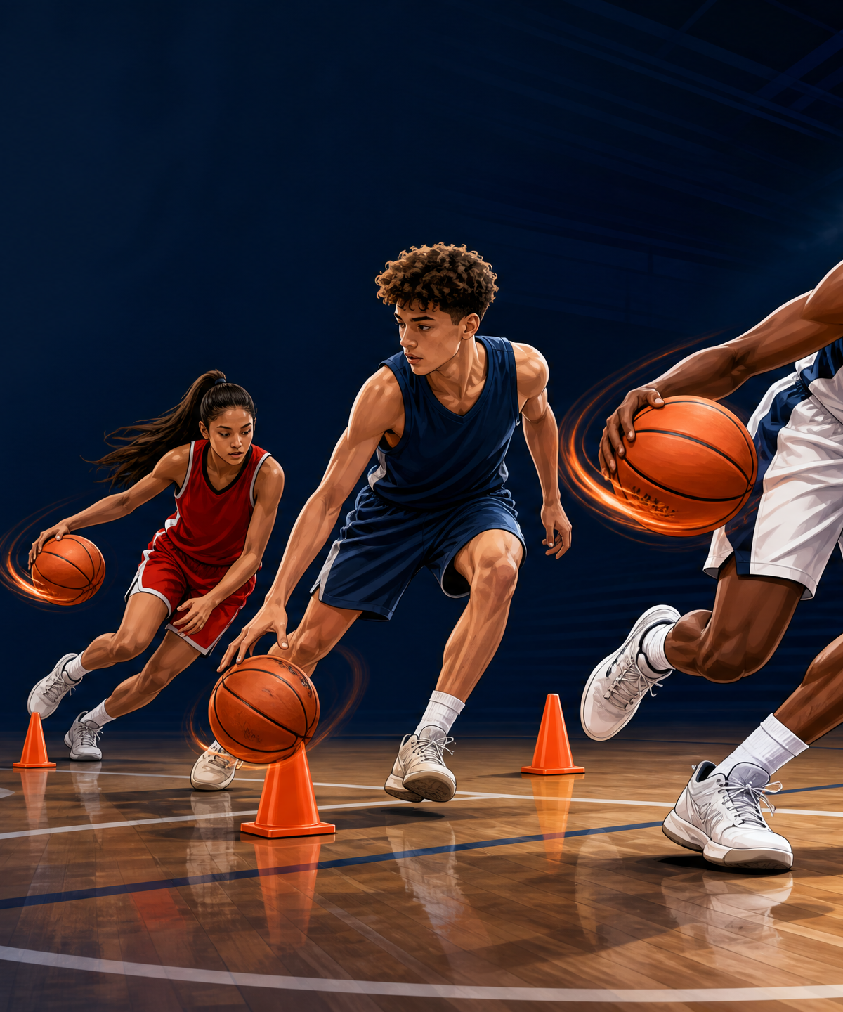 Elite Ball-Handling Circuit: Control, Pressure, and Transition Reads
