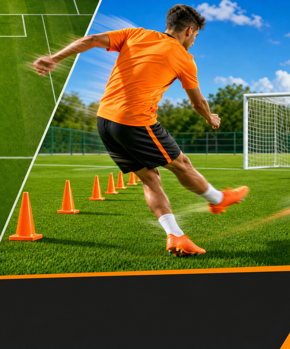 Elite Cone Dribbling & Clinical Finishing Drill