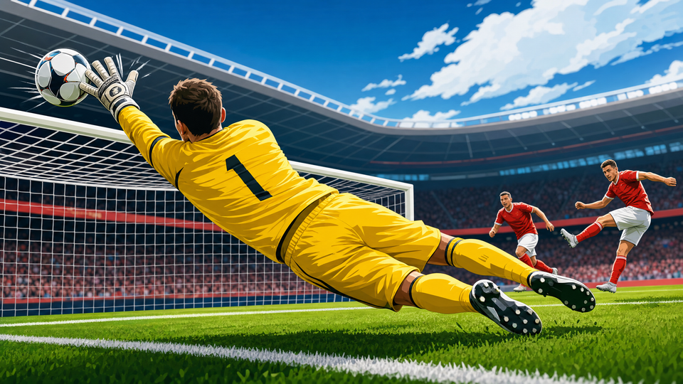 Elite Goalkeeper Shot-Stopping & Reaction Drill