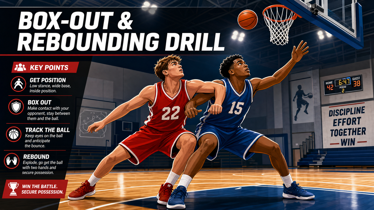 Essential 3-on-3 Box-Out and Rebounding Drill