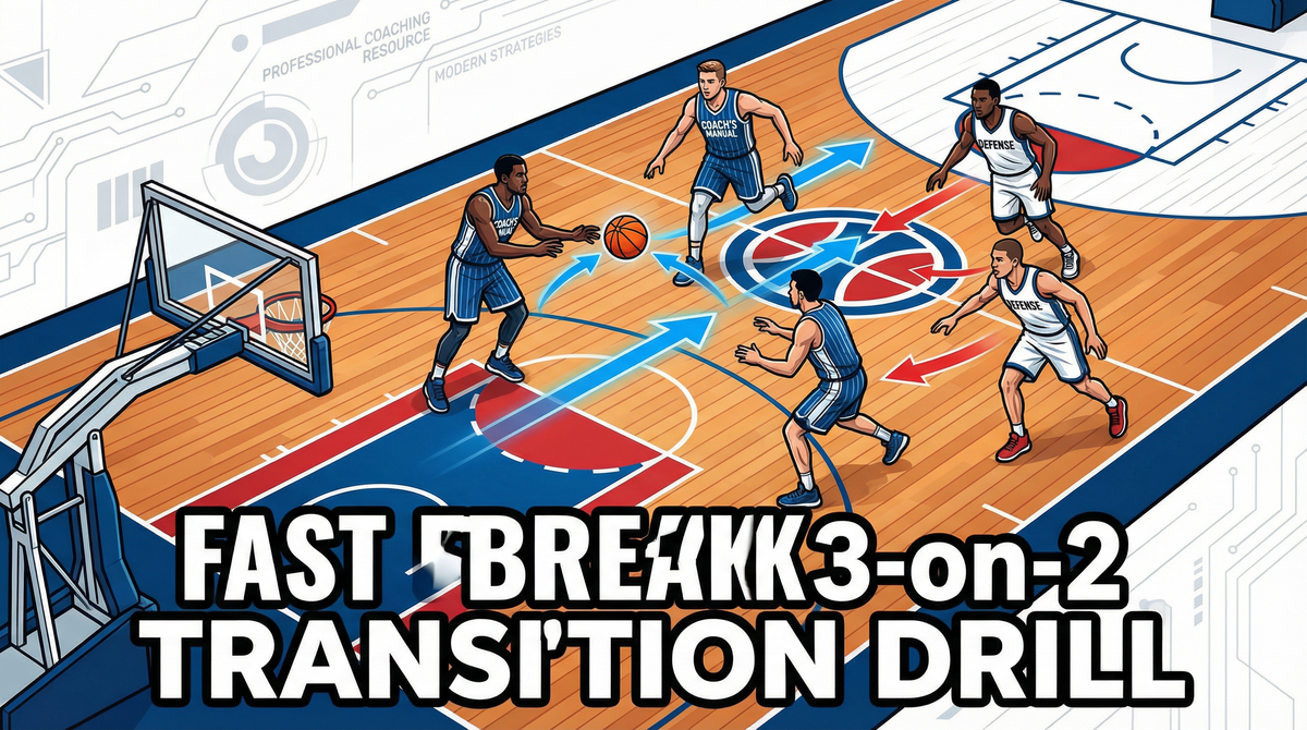 Mastering the Fast Break: The 3-on-2 Transition Drill