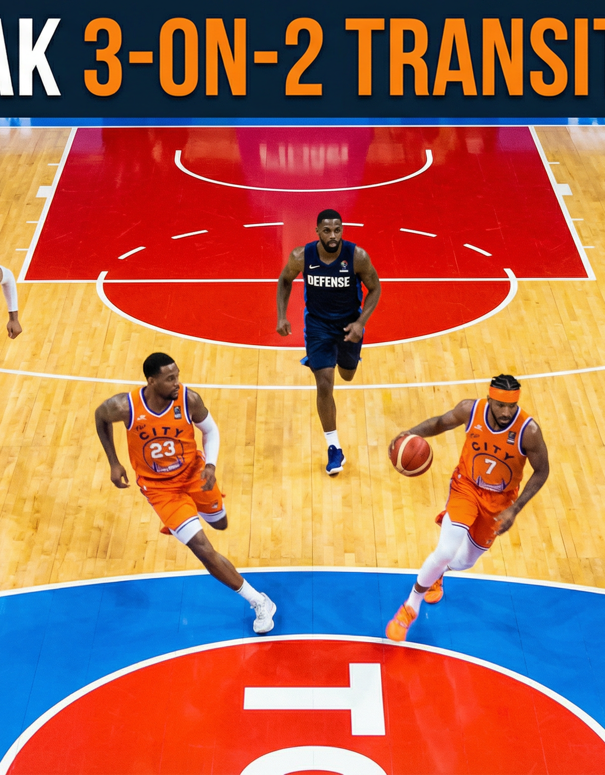 Fast Break 3-on-2 Transition Drill