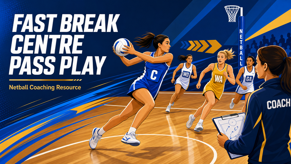 Fast Break Centre Pass Play