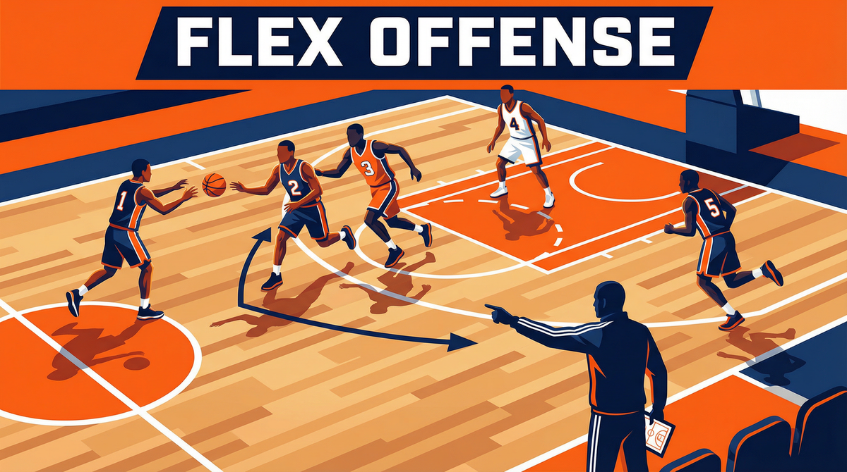 The Flex Offense: A Complete Continuity Play Guide for Coaches