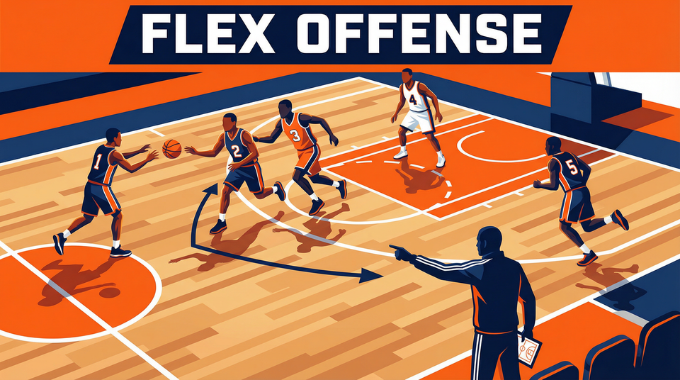 The Flex Offense: A Complete Continuity Play Guide for Coaches