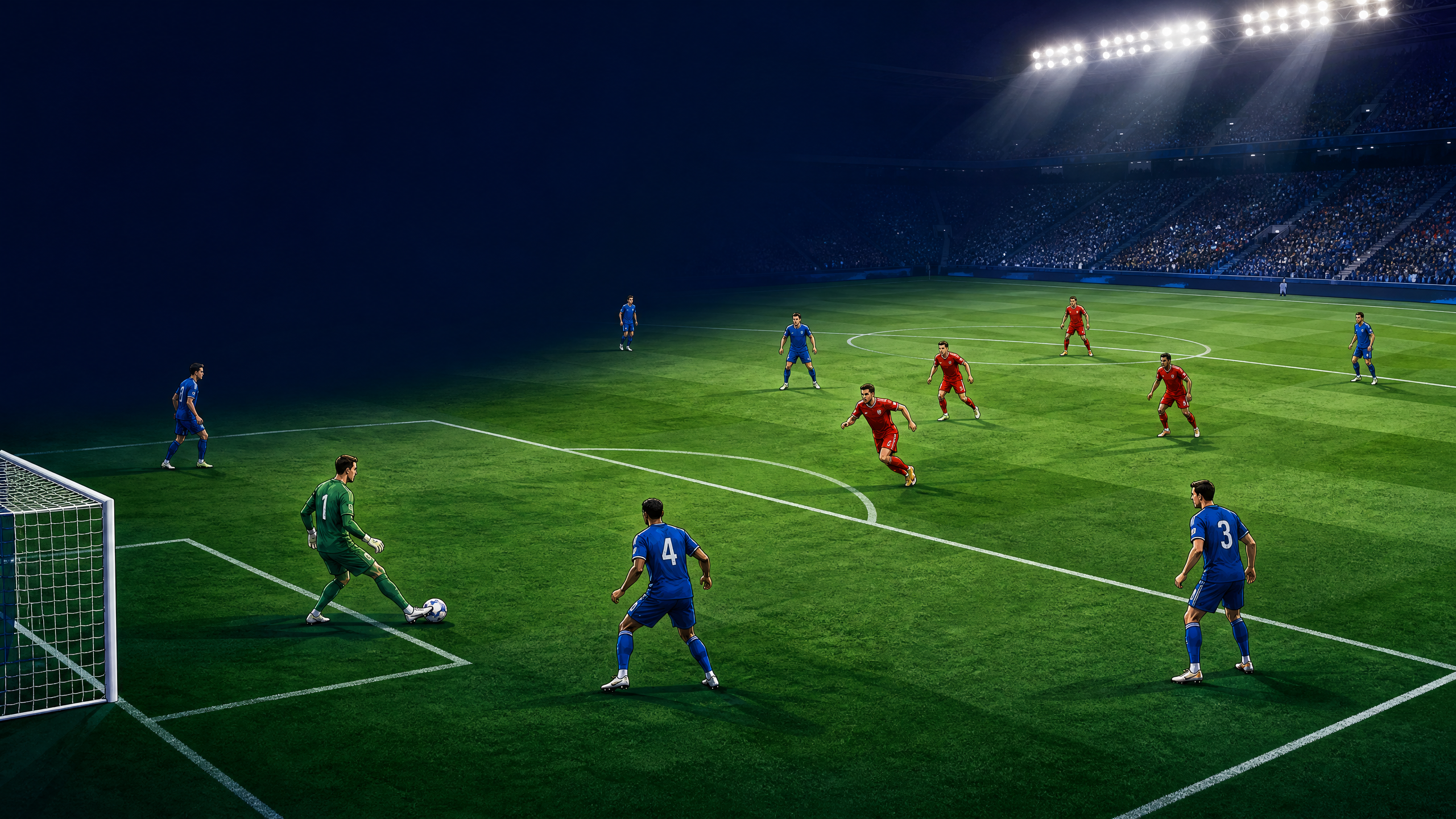 Mastering the 4-3-3 Build-Up: Attracting the Press to Break Lines