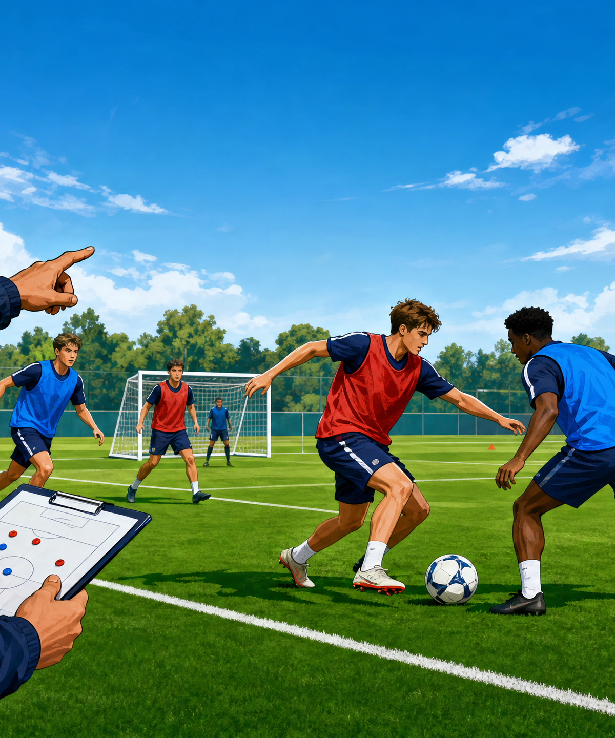 4v4 High-Intensity Transition Small-Sided Game