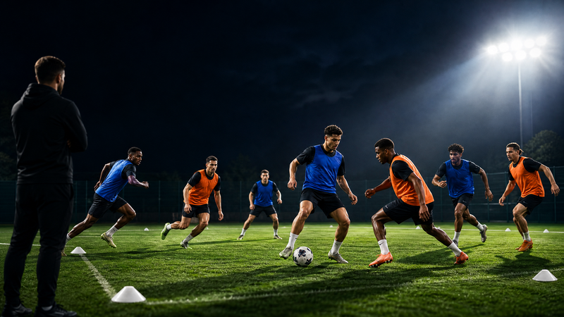 4v4 Football Transition Game: Win It, Secure It, Attack It