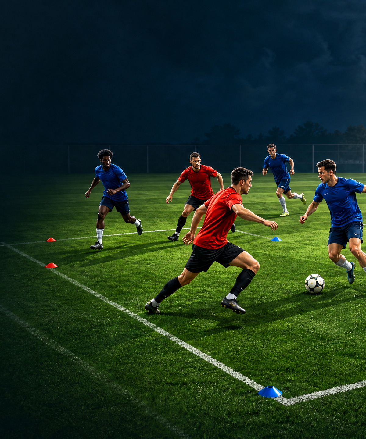 4v4 Transition Small-Sided Game: High-Intensity Pressing & Counter-Attacking