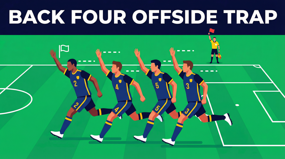 Back-Four Offside Trap: Mastering Defensive Line Coordination