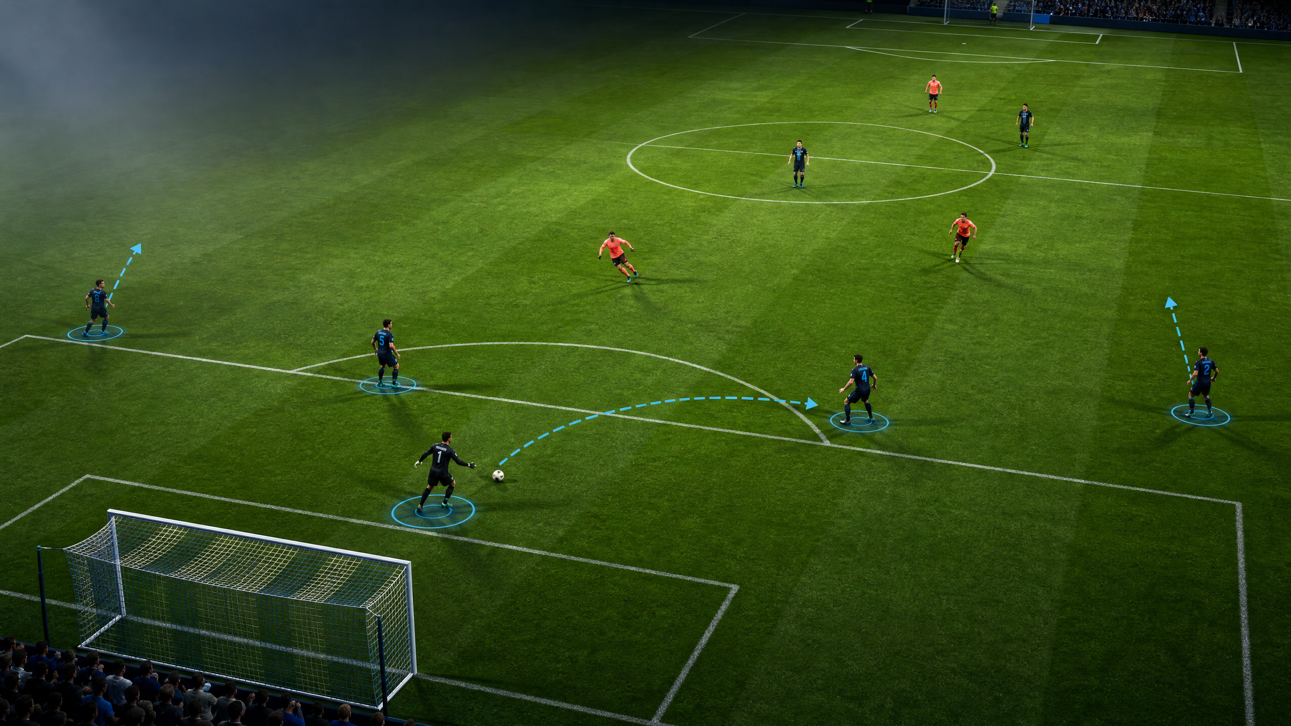 Build-Up From the Back: Creating a 3+2 Platform and Playing Through the First Press