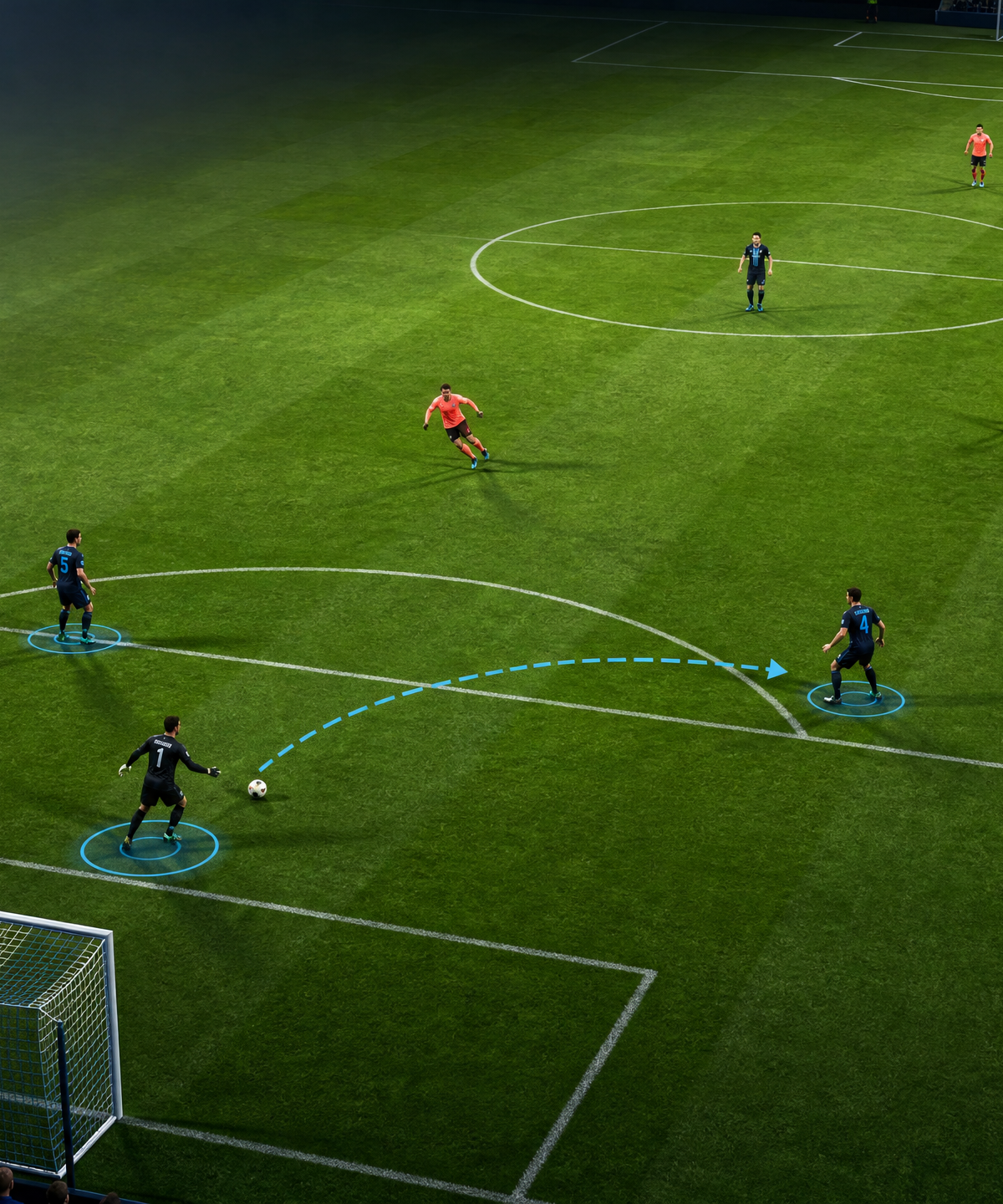 Build-Up From the Back: Creating a 3+2 Platform and Playing Through the First Press