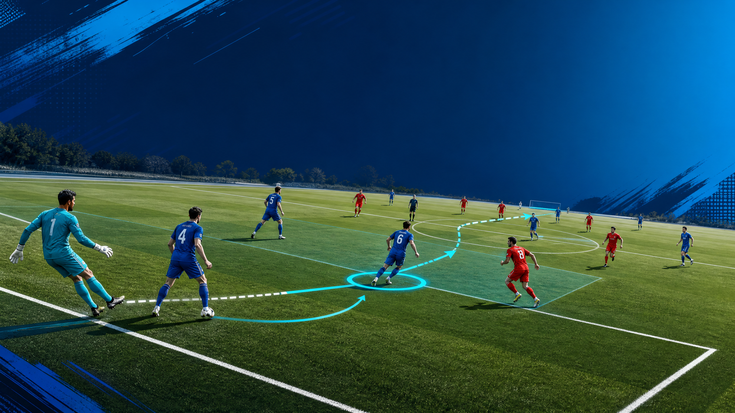 Build-Up from the Back: Beat the High Press with a 4-3-3 Structure