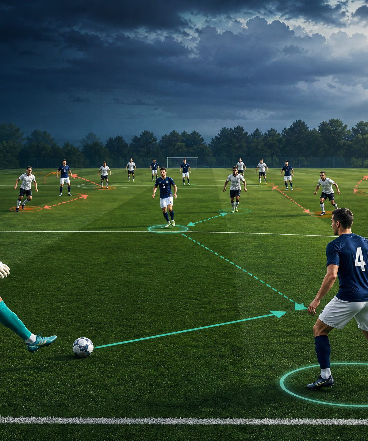 Build-Up From the Back: Beat a High Press with a 1–4–3–3