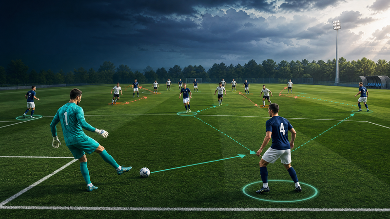 Build-Up From the Back: Beat a High Press with a 1–4–3–3