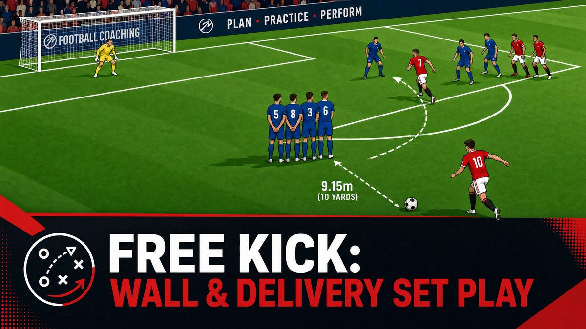The Decoy & Curl: Free Kick Delivery Set Play