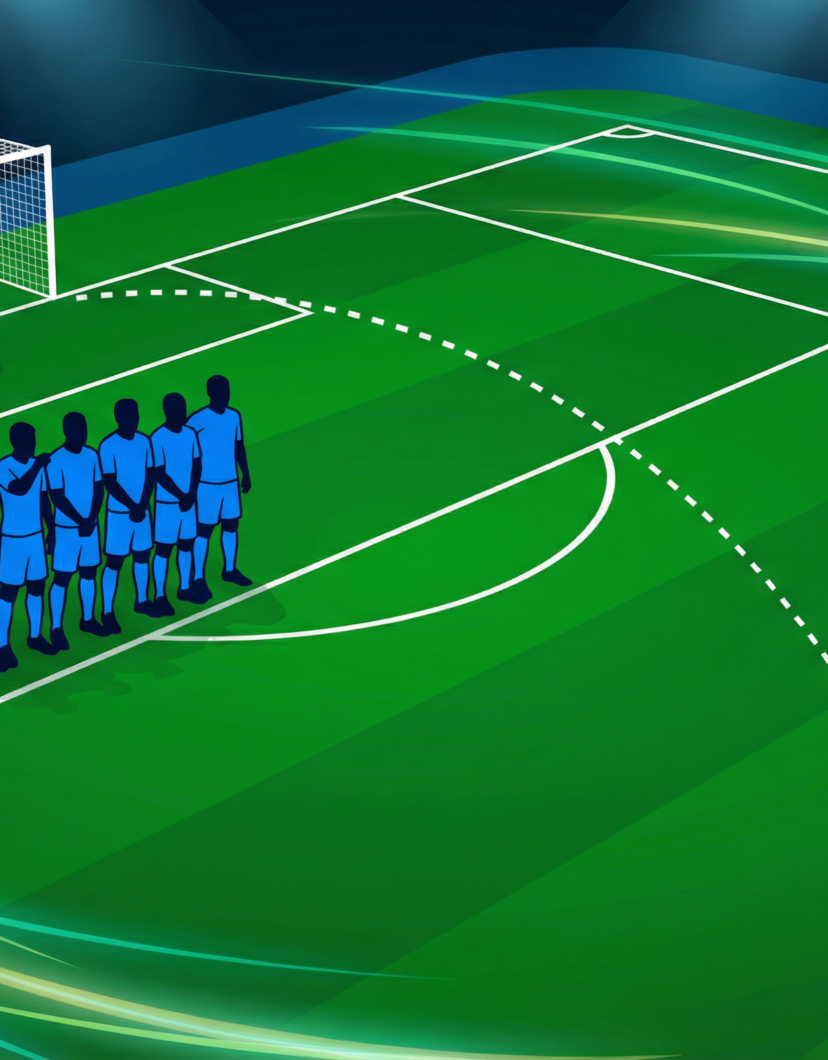 The Decoy Curve: Direct Free Kick Set Play